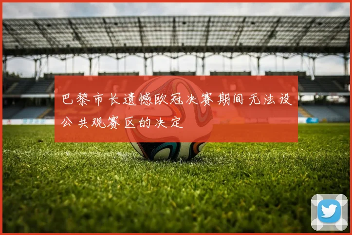 巴黎市长遗憾欧冠决赛期间无法设公共观赛区的决定
